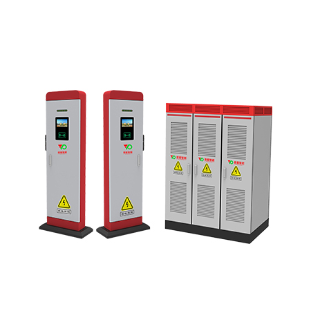 240KW 落地分布式直流充電樁 一拖八